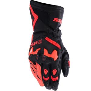 Guantes de moto Alpinestars SP-9 negro-rojo flúor