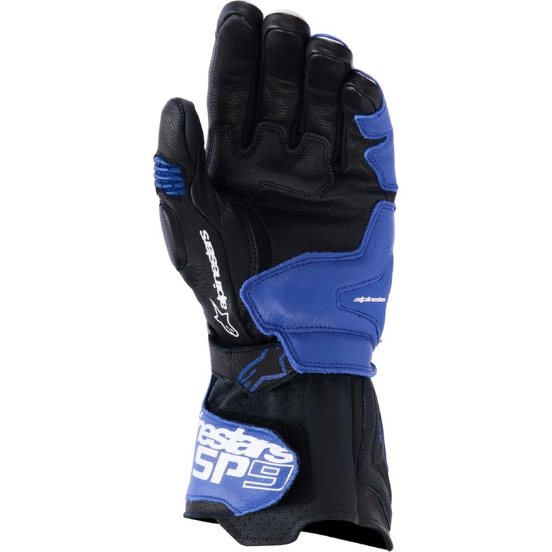 Guantes de moto Alpinestars SP-9 azul-blanco-negro