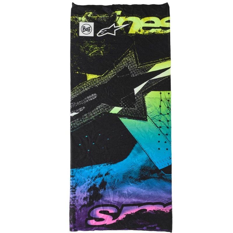 Collarín cervical Alpinestars Buff Ignite negro-rojo