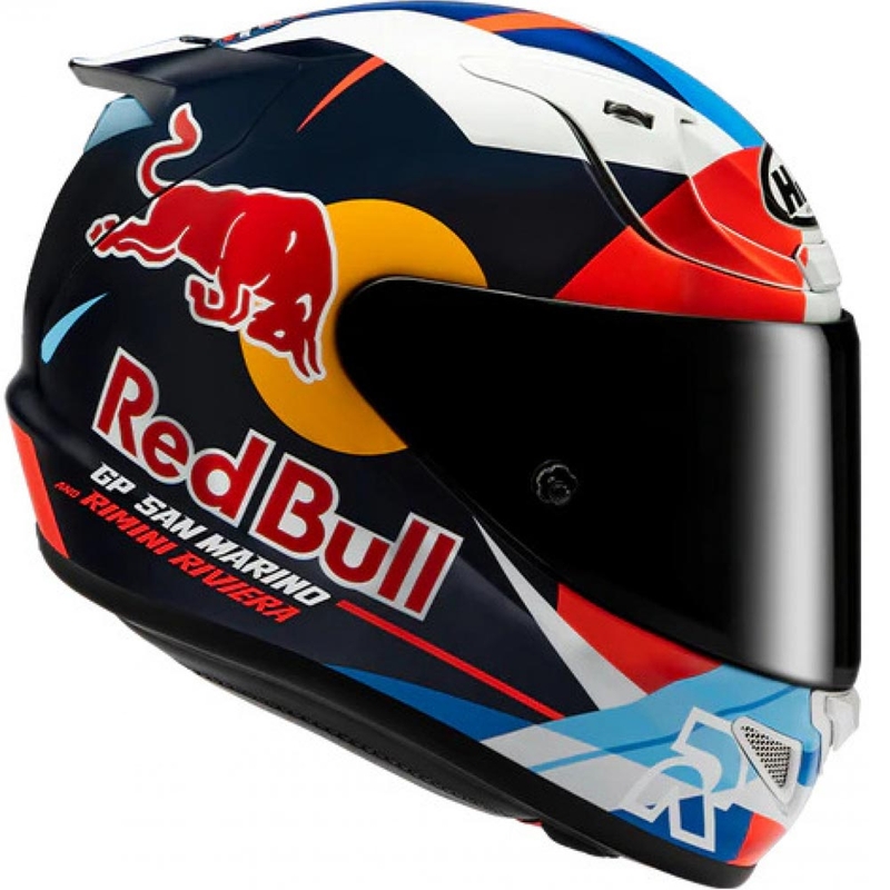 Casco integral de moto HJC RPHA 12 Red Bull Misano GP 2 MC21 azul-blanco-rojo