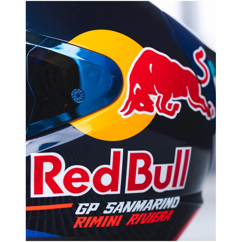 Casco integral de moto HJC RPHA 12 Red Bull Misano GP 2 MC21 azul-blanco-rojo