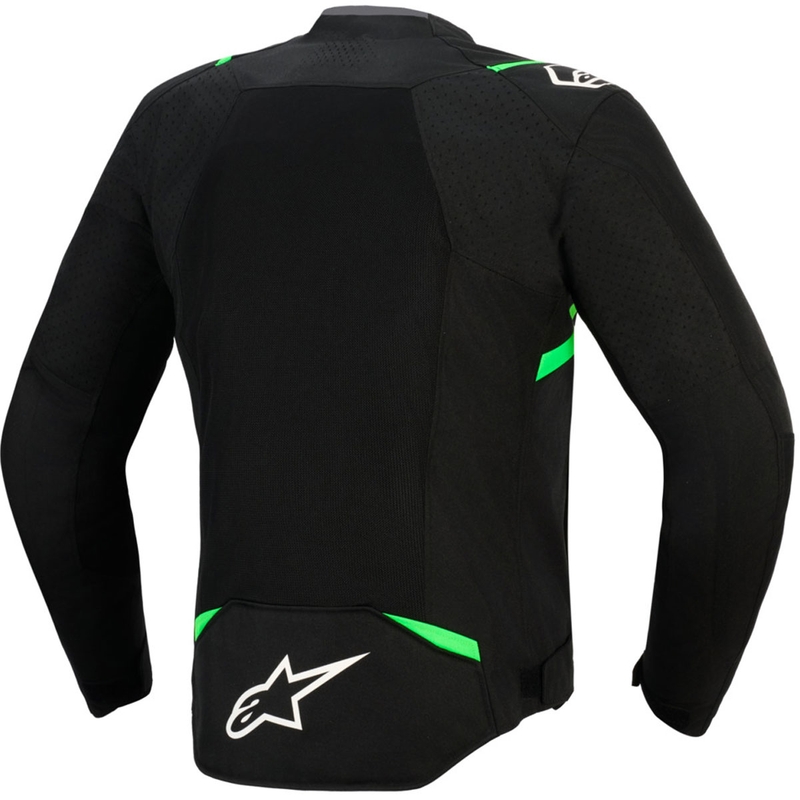 Chaqueta de moto Alpinestars T-SPS Air V2 negra-verde flúor