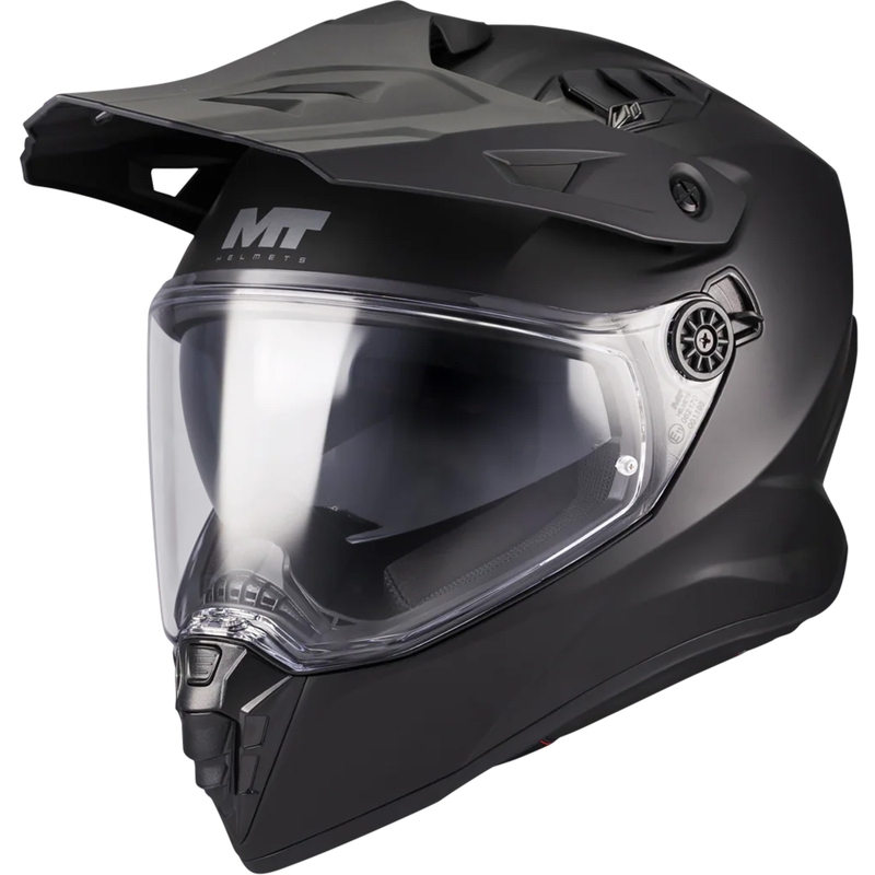Casco de moto enduro MT Track SV Pure A1 negro mate - II. calidad