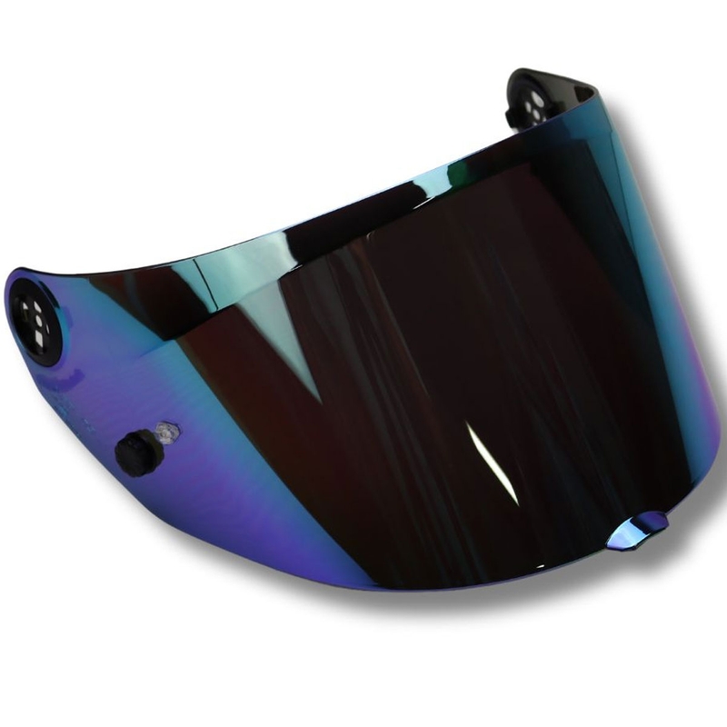 Visera para cascos de motocicleta Nolan X804 RS Cosmic Iridium Blue.SR-NFR/2ACT azul espejo