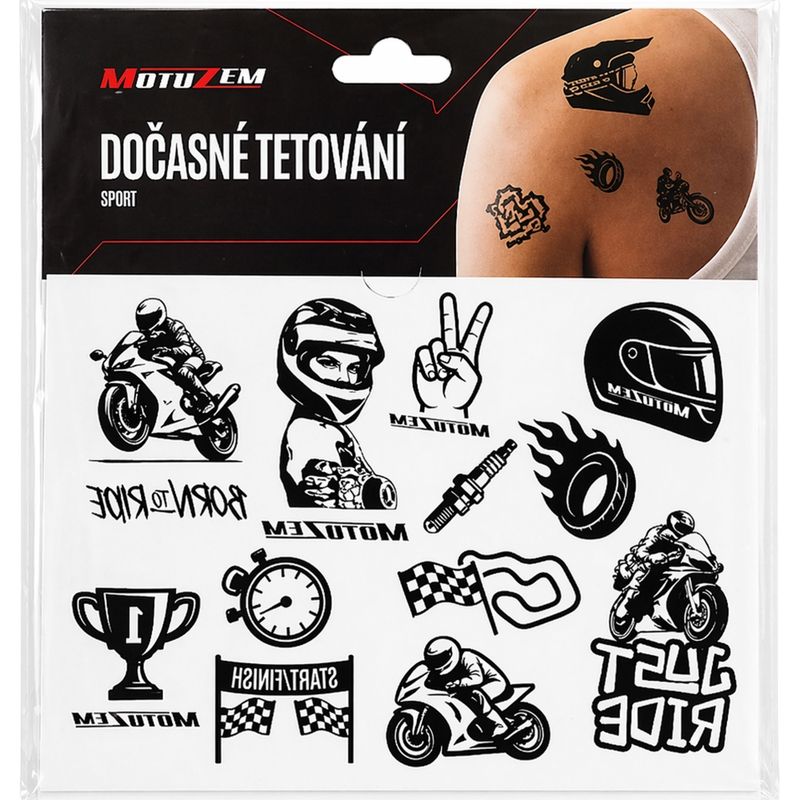 Tatuaje temporal MotoZem Sport