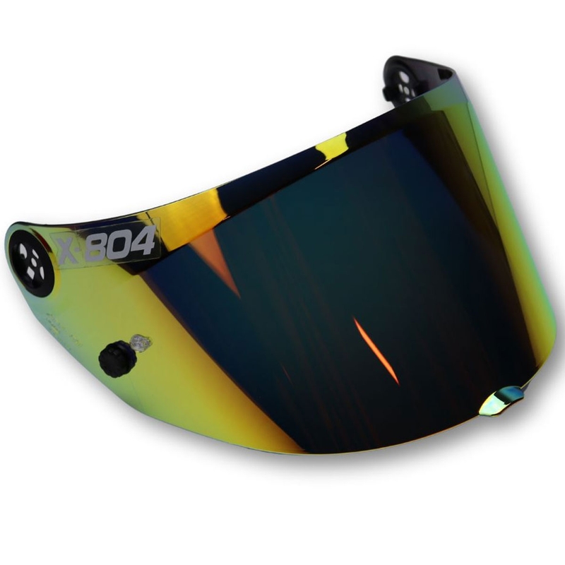 Visera para cascos de motocicleta Nolan X804 RS Iridium Orange - XFR-03 NFR/2ACT FLAT/RS/ULTRA