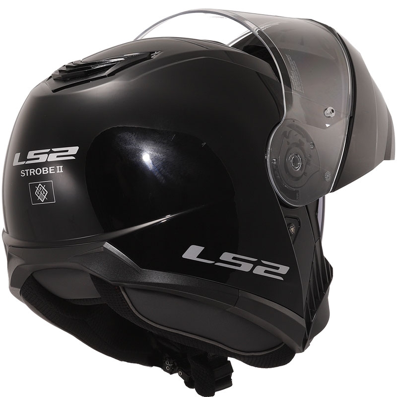Casco abatible LS2 FF908 Strobe II negro brillante 2 - II. calidad