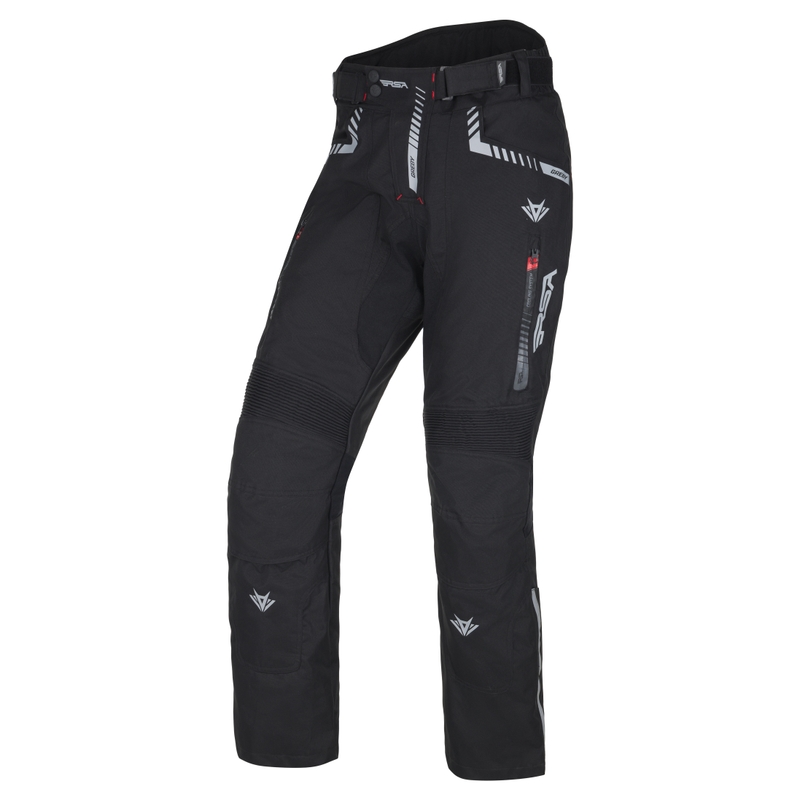 Pantalones de moto RSA Greby 2 negros cropped 2 - II. calidad