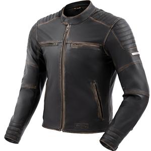 Chaqueta de moto de cuero Rebelhorn Hunter II marrón - 2.ª calidad - II. calidad