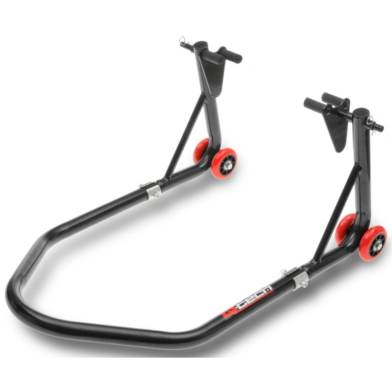 Soporte delantero/trasero para motocicleta Q-TECH negro 3 - II. calidad