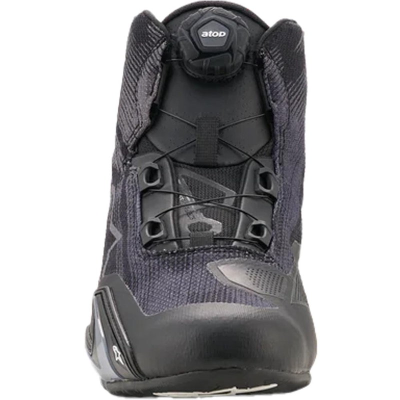 Botas de moto ventiladas Alpinestars Celer, color negro-gris oscuro.