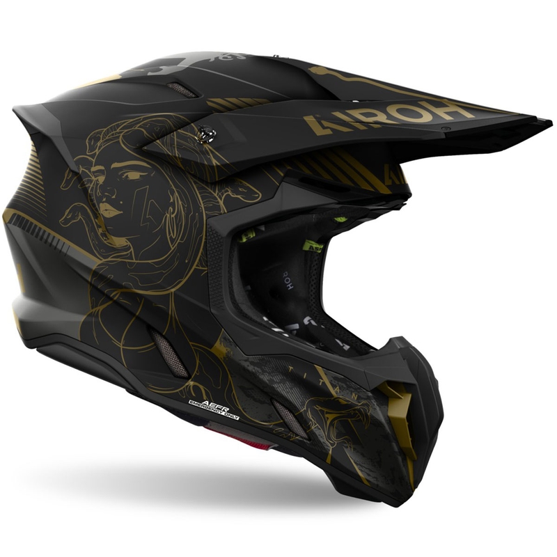 Casco de motocross Airoh Twist 3 Titanio mate