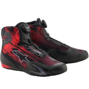 Botas de moto Alpinestars Celer Vented negras y rojas