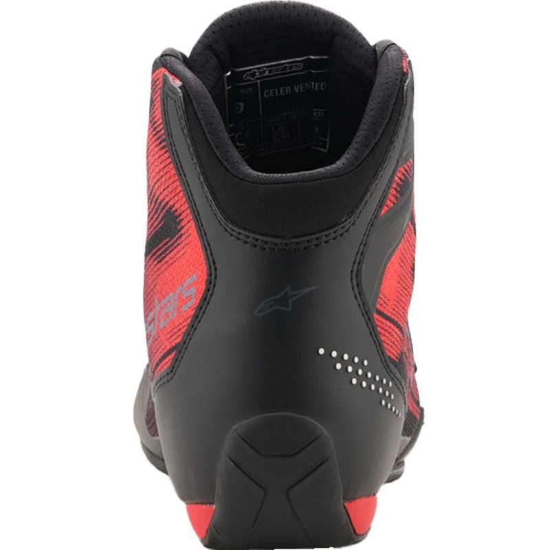 Botas de moto Alpinestars Celer Vented negras y rojas