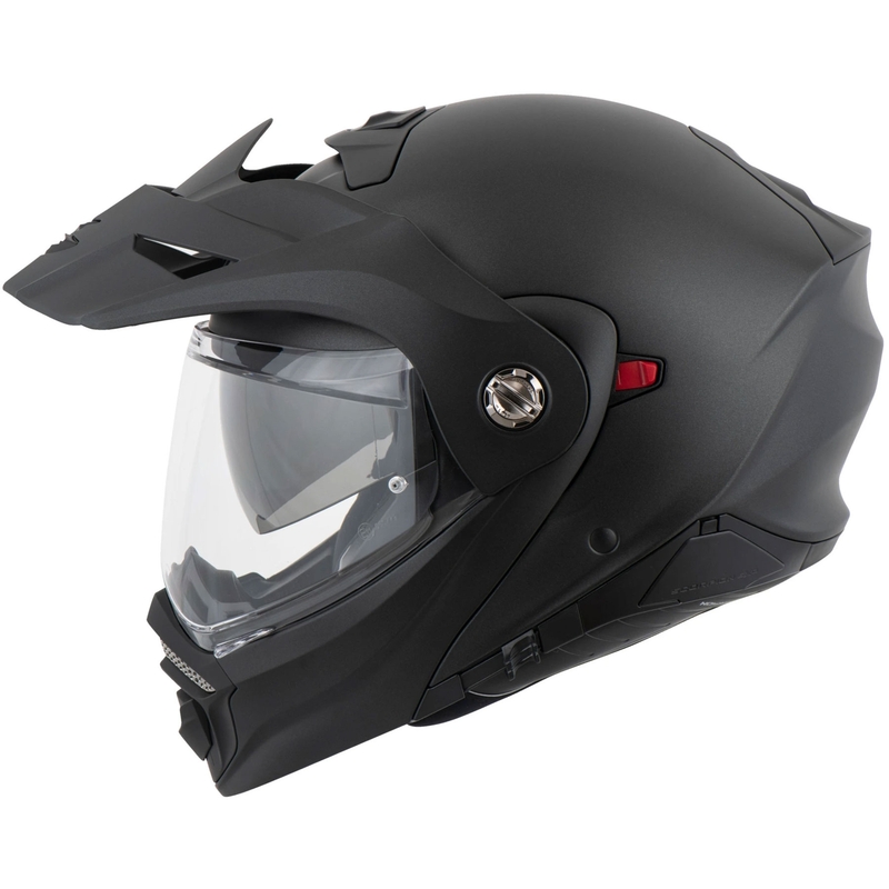 Casco de motocicleta SCORPION ADX-2 Negro perla sólido mate