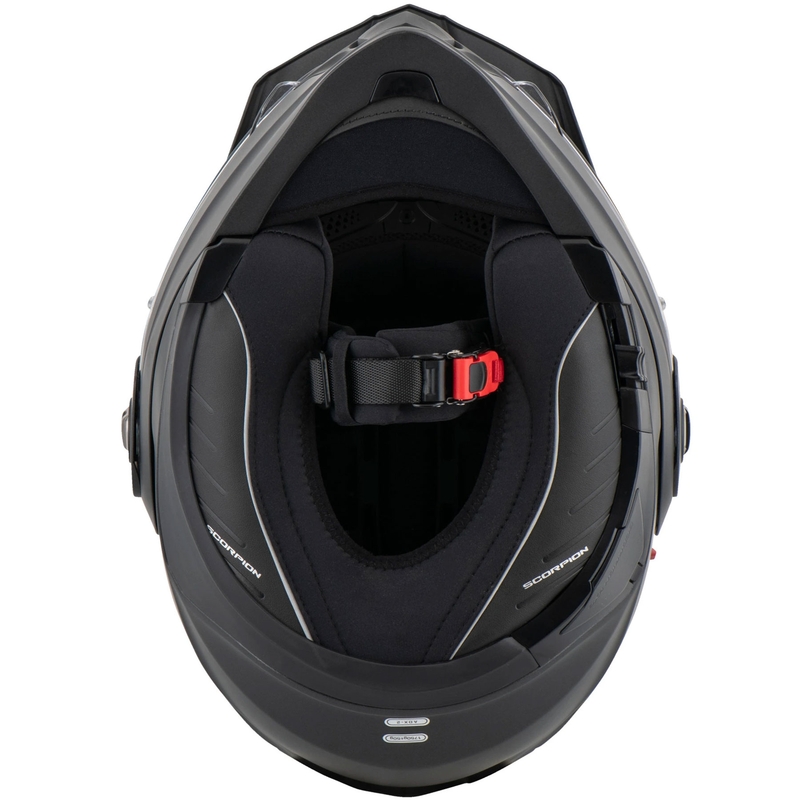 Casco de motocicleta SCORPION ADX-2 Negro perla sólido mate