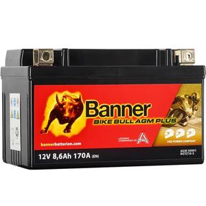 Batería AGM Banner Bike Bull AGM PLUS 509 01 (BGTZ10-S / GTZ10-S)