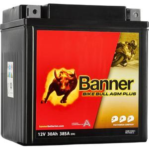 Batería AGM Banner Bike Bull AGM PLUS AGM PLUS 530 01 / BGTX30-3 - GTX30-3