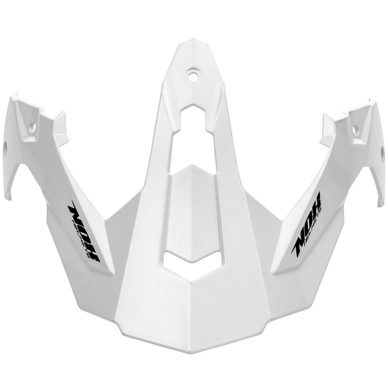 Visera para cascos de motocicleta NOX N312 blanca