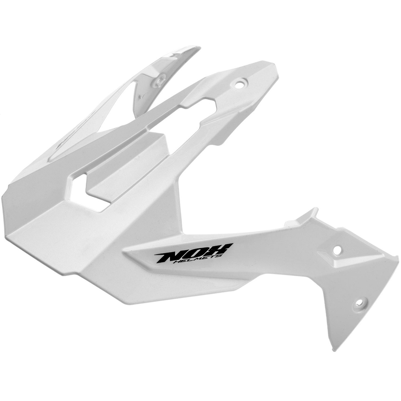Visera para cascos de motocicleta NOX N312 blanca