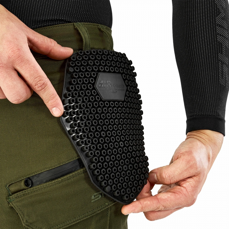 Pantalones de moto Shima Giro 3.0 Extended en color caqui