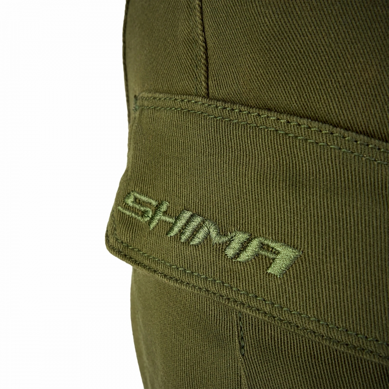 Pantalones de moto Shima Giro 3.0 Extended en color caqui
