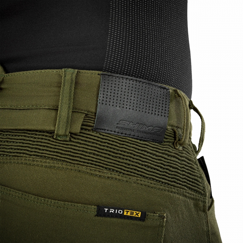 Pantalones de moto Shima Giro 3.0 Extended en color caqui