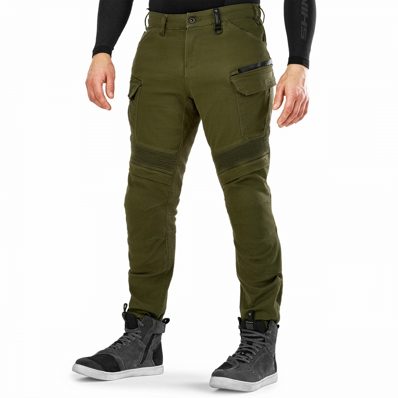 Pantalones de moto Shima Giro 3.0 Extended en color caqui