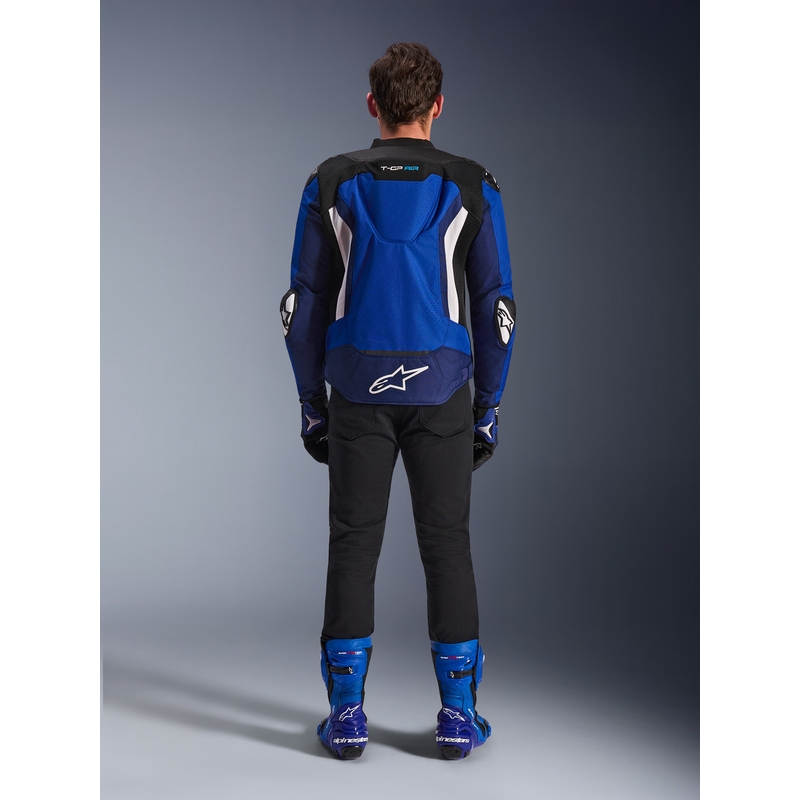Chaqueta de moto Alpinestars T-GP Air azul-blanco-negro