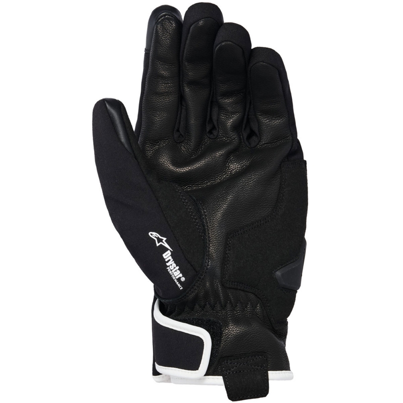 Guantes de moto impermeables Alpinestars MOBLAST, color negro-blanco roto.