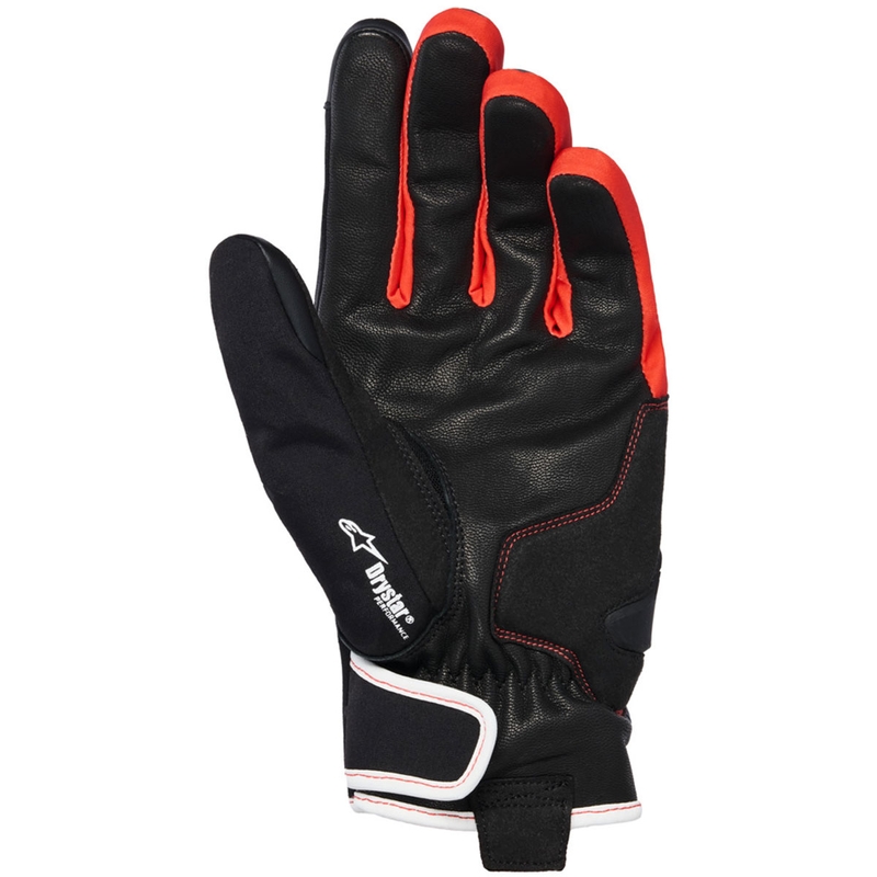 Guantes de moto impermeables Alpinestars MOBLAST en negro, antracita y naranja.