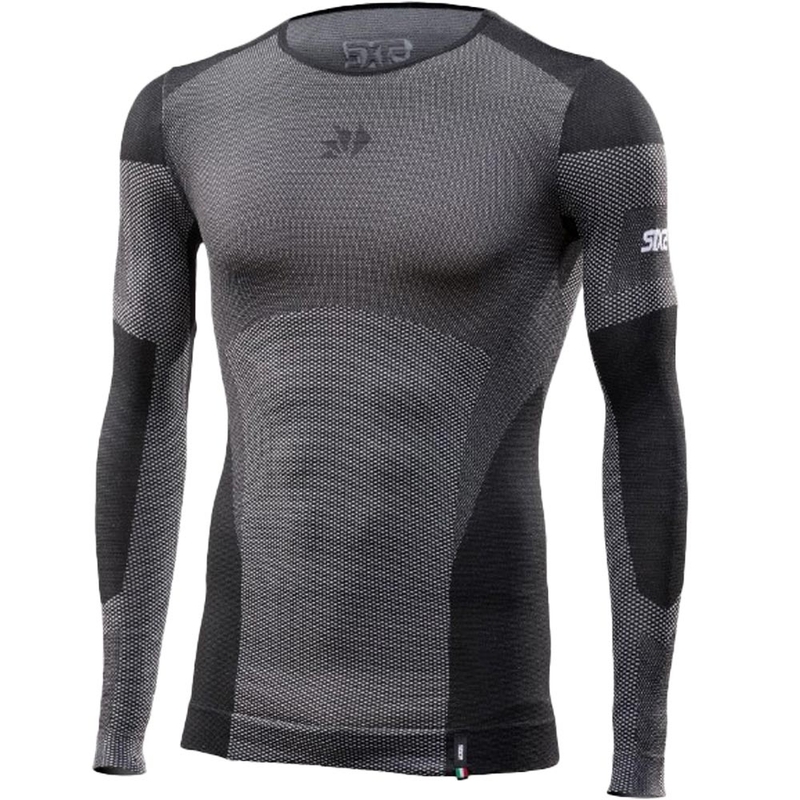 Camiseta funcional de manga larga SIXS BT TS2L V2 negro carbono