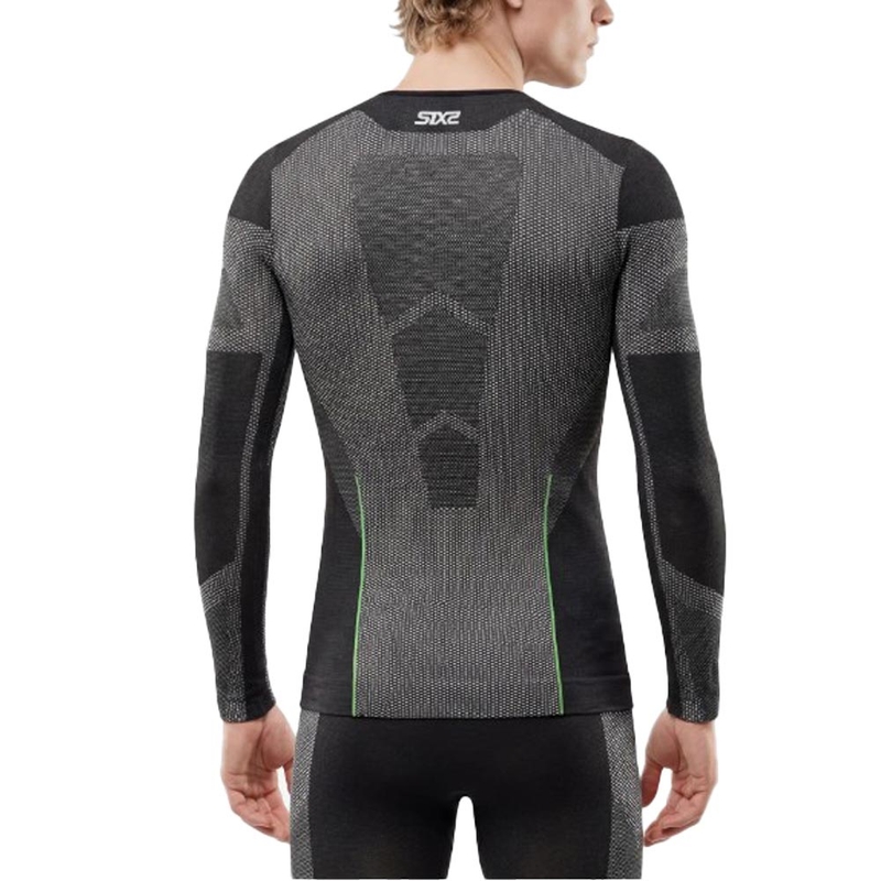 Camiseta funcional de manga larga SIXS BT TS2L V2 negro carbono