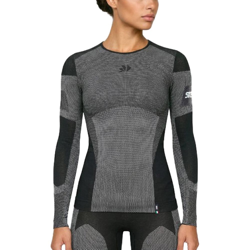 Camiseta funcional de manga larga SIXS BT TS2L V2 negro carbono