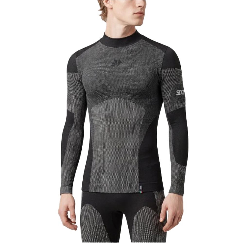 Camiseta funcional de manga larga SIXS BT TS3L V2 negro carbono