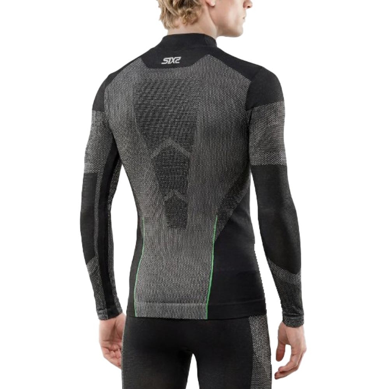 Camiseta funcional de manga larga SIXS BT TS3L V2 negro carbono