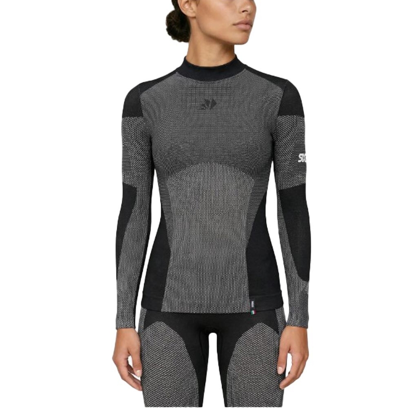Camiseta funcional de manga larga SIXS BT TS3L V2 negro carbono