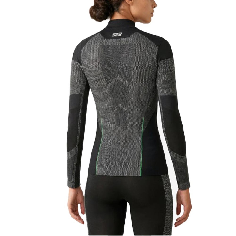 Camiseta funcional de manga larga SIXS BT TS3L V2 negro carbono