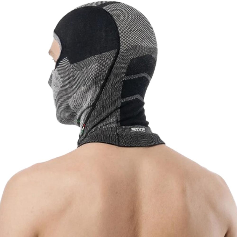 Capucha de casco SIXS BT DBXL V2 en carbono negro