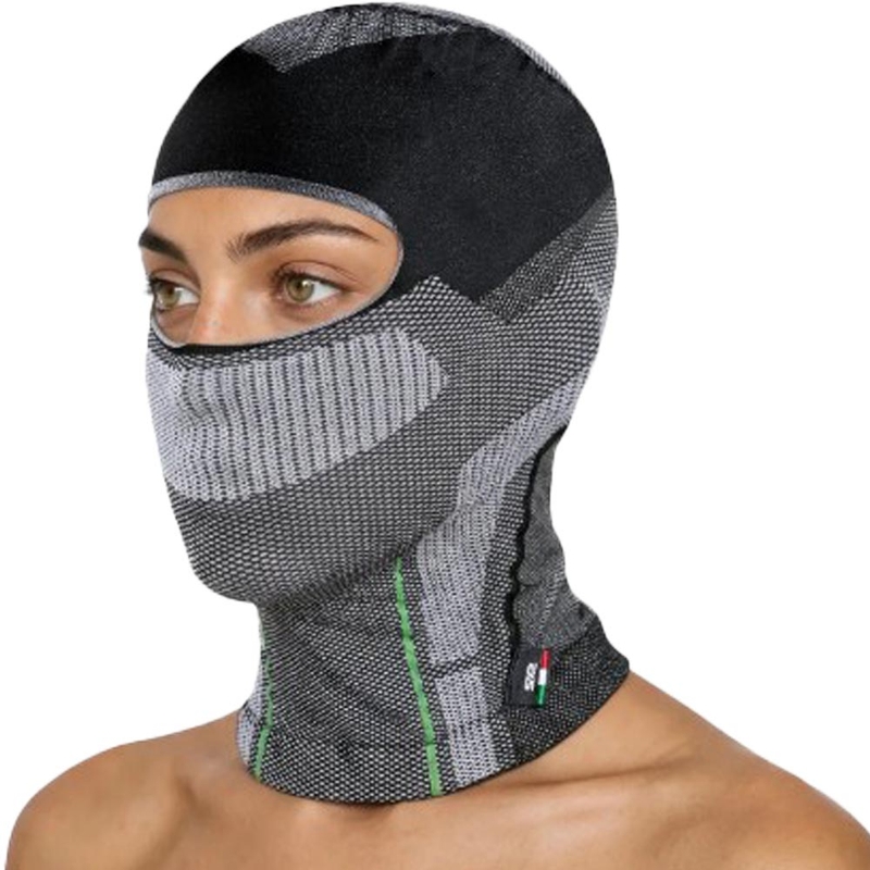 Capucha de casco SIXS BT DBXL V2 en carbono negro