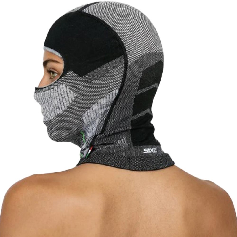 Capucha de casco SIXS BT DBXL V2 en carbono negro