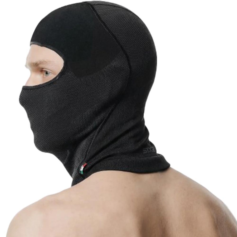 Capucha para casco SIXS BT DBXL V2, color negro-gris oscuro