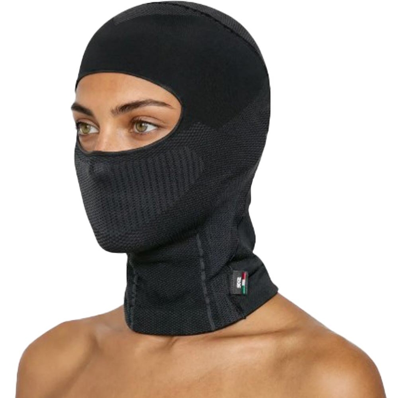 Capucha para casco SIXS BT DBXL V2, color negro-gris oscuro