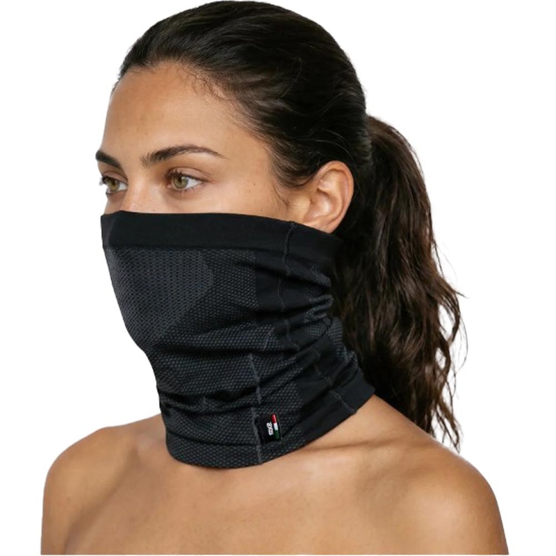 Braga para el cuello SIXS BT TBXL negro-gris oscuro