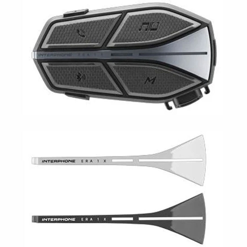 Juego de 2 intercomunicadores manos libres Bluetooth ERA 1 X