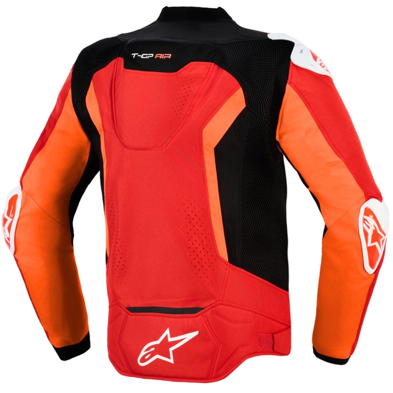 Chaqueta de moto Alpinestars T-GP Air rojo-rojo flúor-blanco-negro