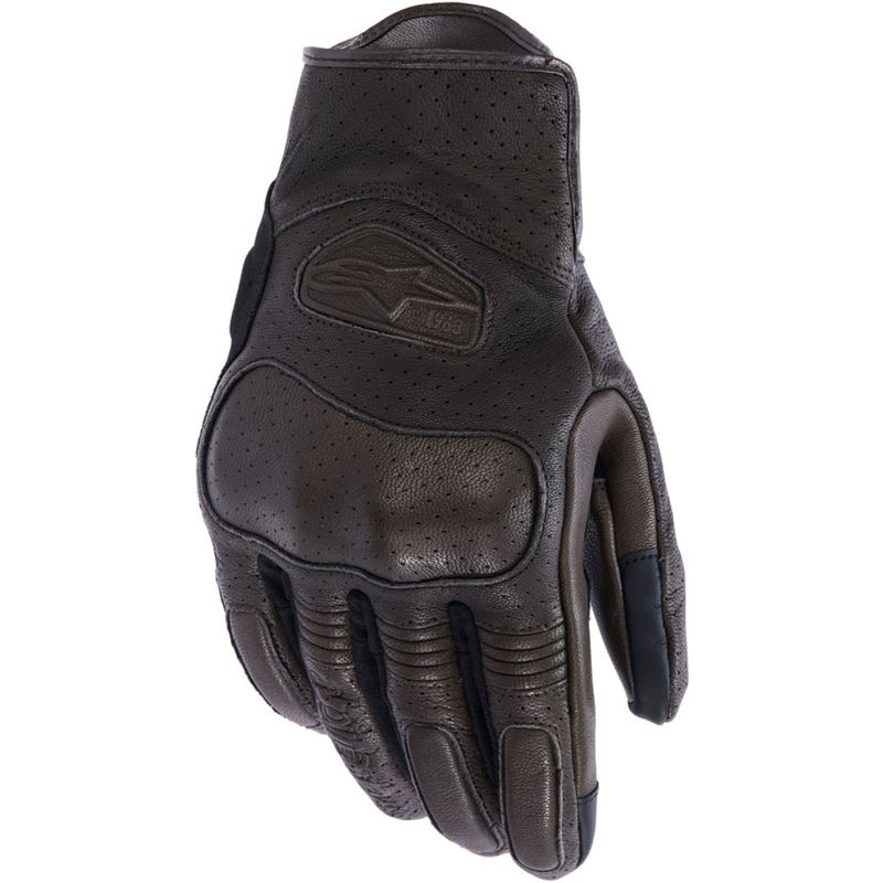 Guantes de moto Alpinestars Mustang V3 marrón-negro