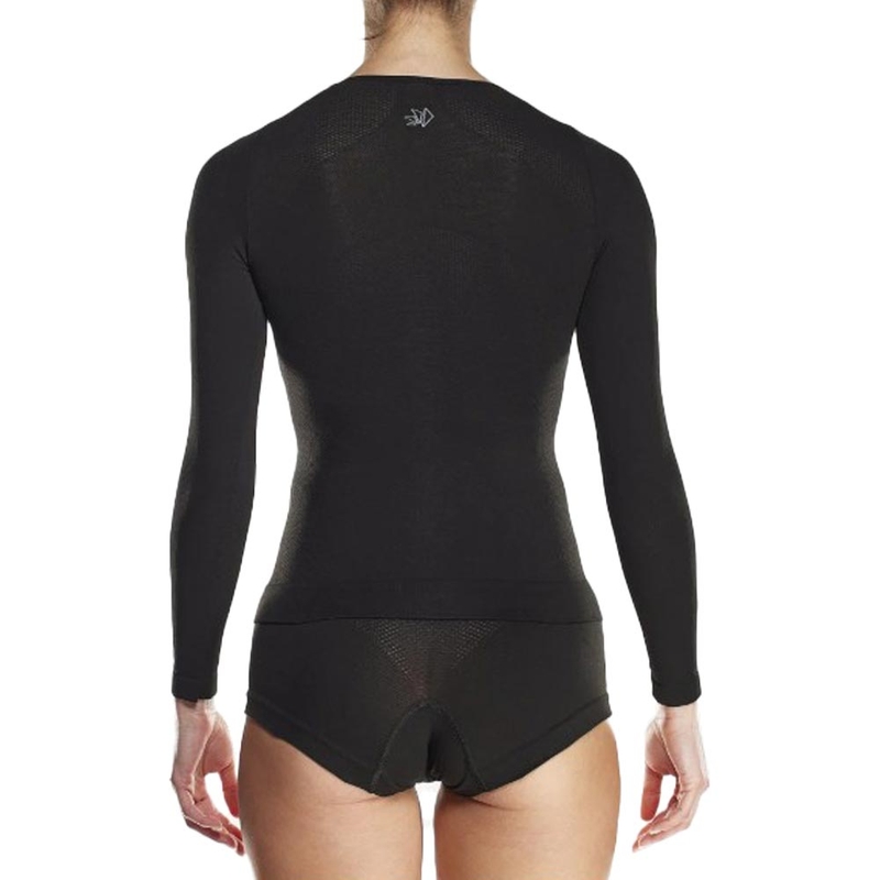 Camiseta funcional de manga larga para mujer SIXS F TS2 negra