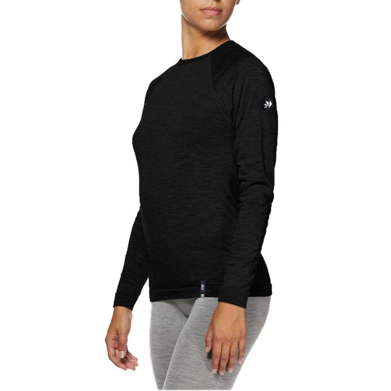 Camiseta térmica de manga larga SIXS TS2 MERINOS negra