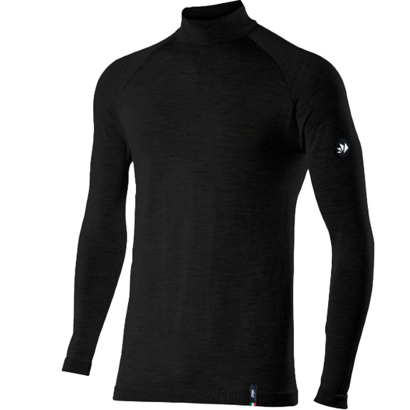 Camiseta térmica de manga larga SIXS TS3 MERINOS negra